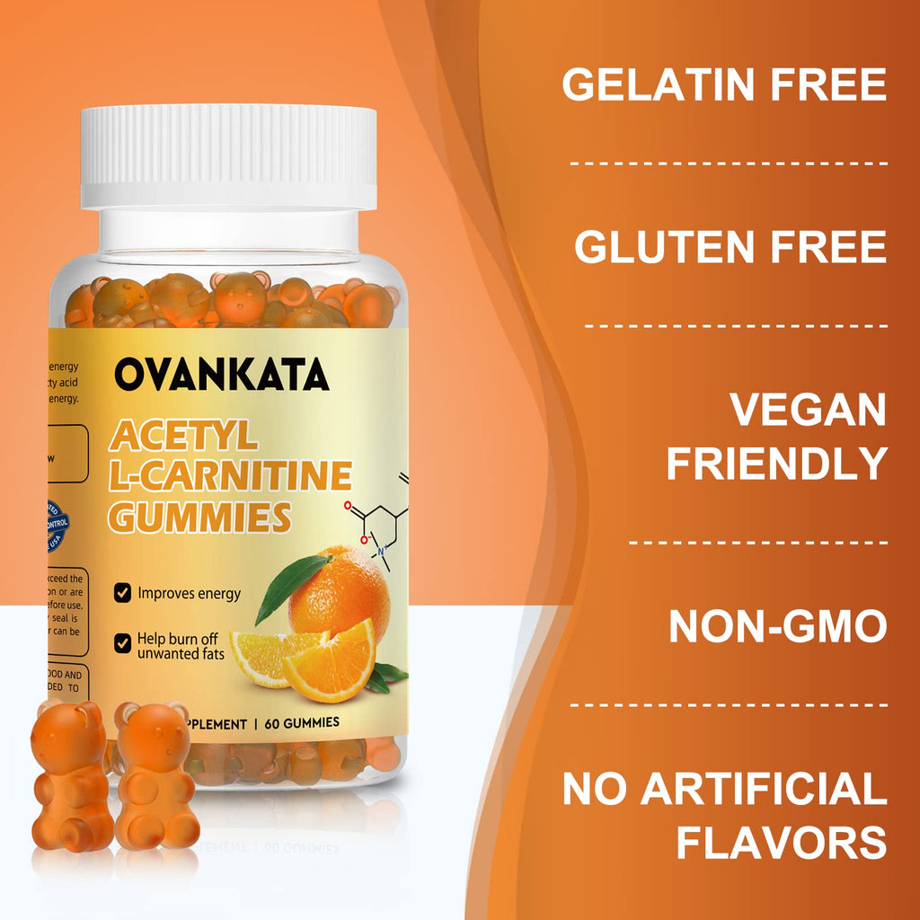 Ovankata Acetyl L-Carnitine Gummies 1500mg - 60 Count - image 7