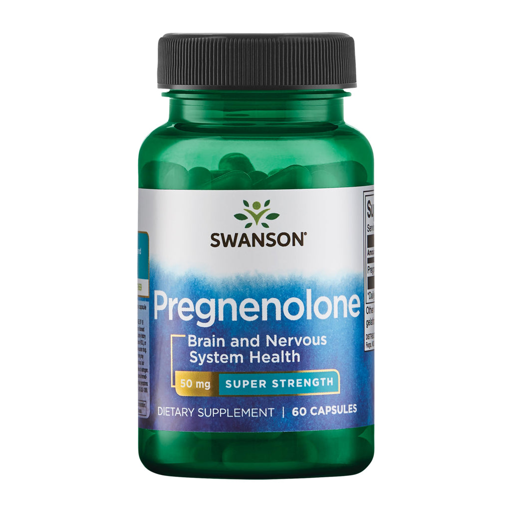 Swanson Super-Strength Pregnenolone 50 mg - 60 Capsules