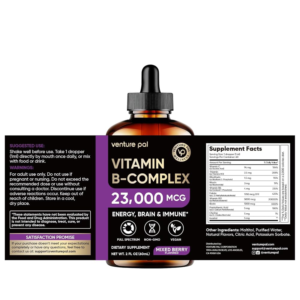 Venture Pal Vitamin B Complex 23000mcg - Methyl B12