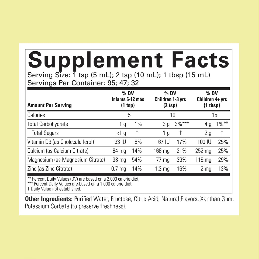 ChildLife Essentials Liquid Calcium Supplement for Kids - 16 fl oz - image 2