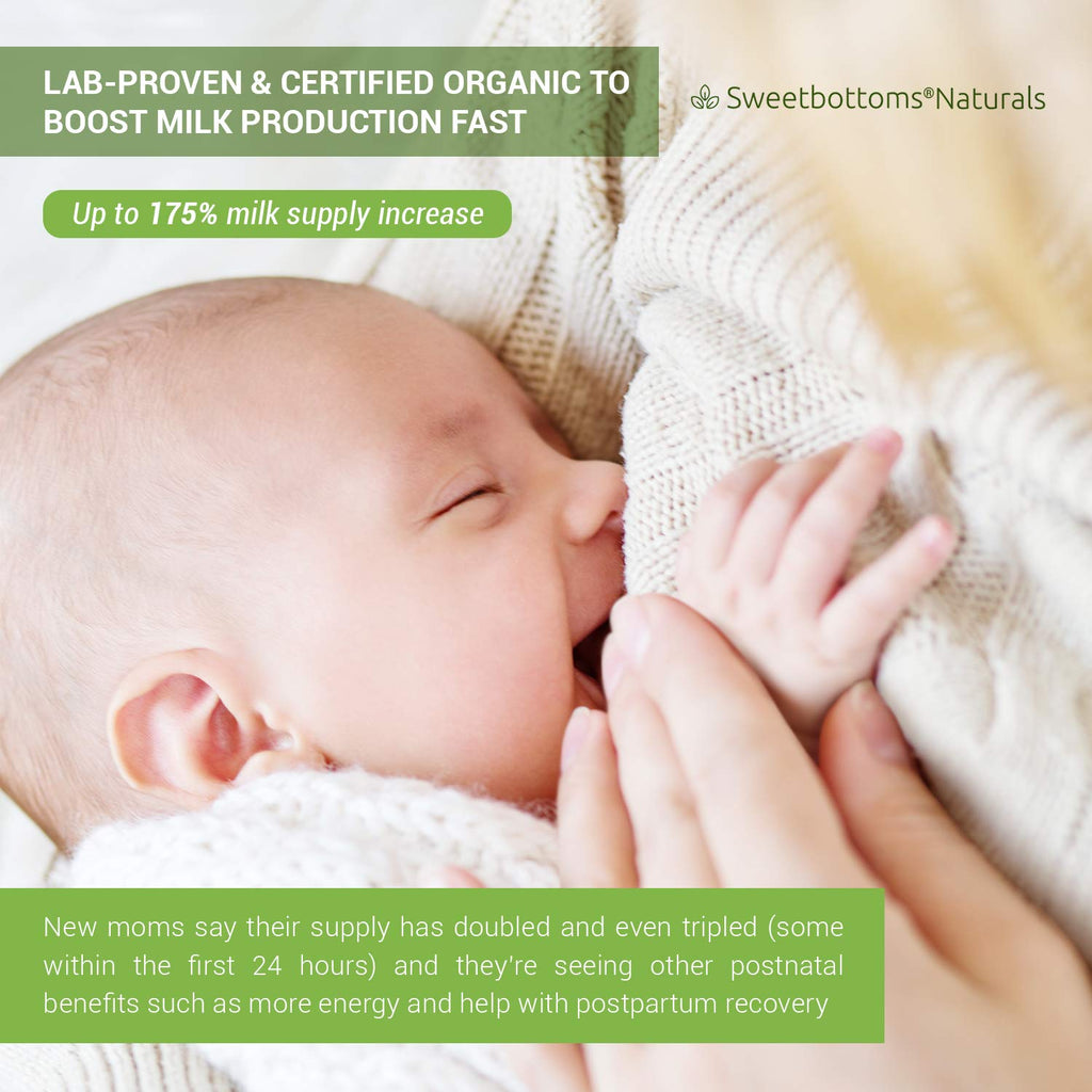 Sweetbottoms Organic Moringa Capsules for Breastfeeding Support - 120 Capsules - image 3