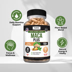 Kaya Naturals MACA Plus - Maca Root Capsules for Women and Men