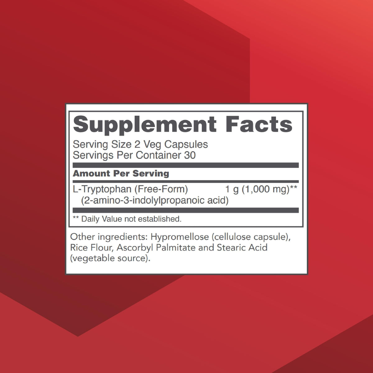 PROTOCOL FOR LIFE BALANCE L-Tryptophan 500mg Stress Relief - image 2
