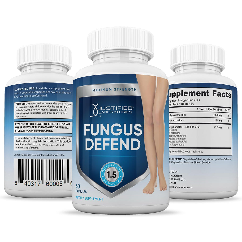 Justified Laboratories Fungus Defend Probiotic 1.5 Billion CFU - 180 Capsules - image 6