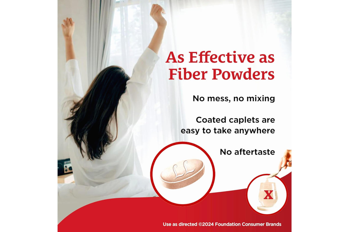 Fibercon Fiber Therapy for Regularity - 140 Caplets - image 8
