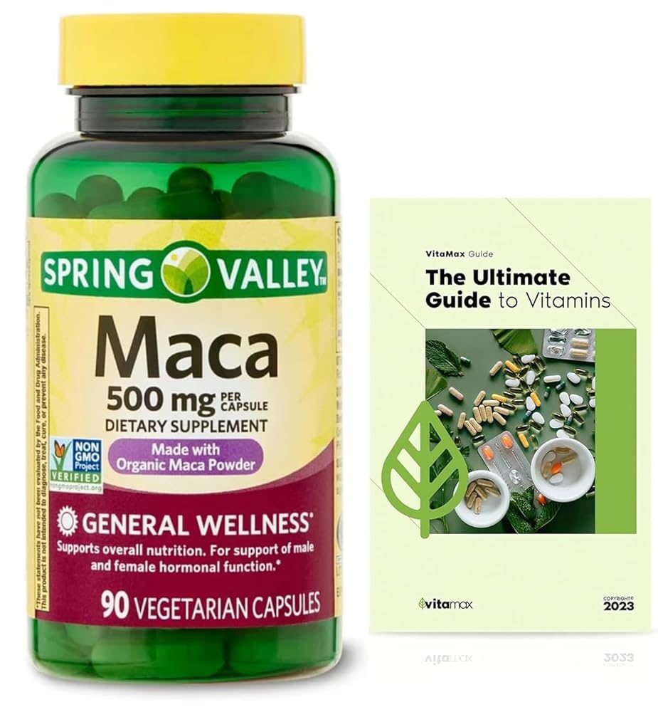 Generic Spring Valley Maca Root 500mg - 90 Capsules