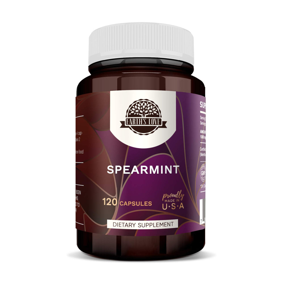 HerbEra Earth's Love Spearmint 500 mg - 120 Capsules