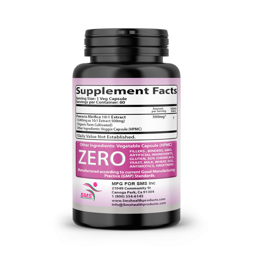 SMSHEALTHPRODUCTS Pueraria Mirifica Capsules - 60 Capsules - image 8