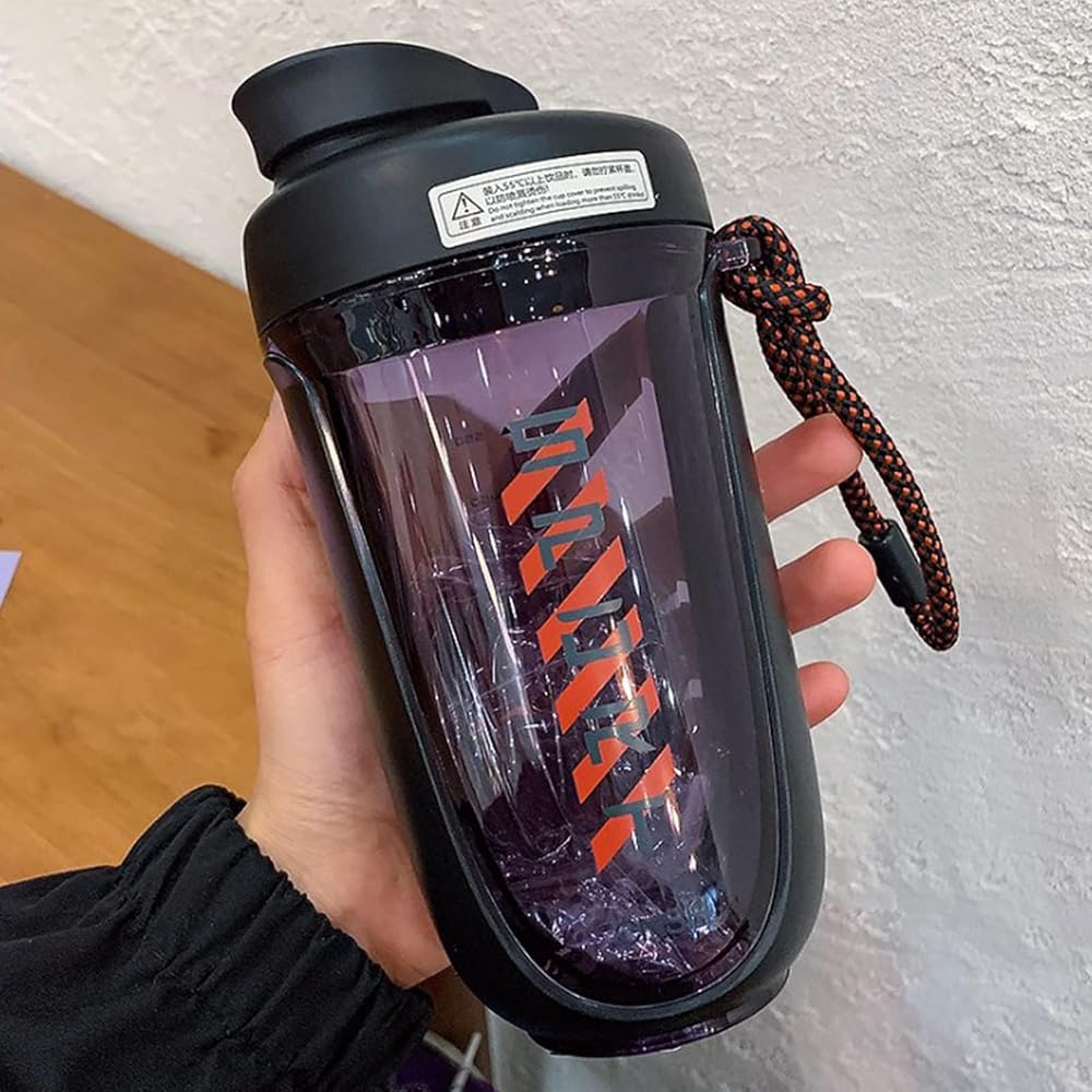 HERCHR Shaker Bottle 590ml Leakproof Protein Shakes Cup - 1 Count - image 3