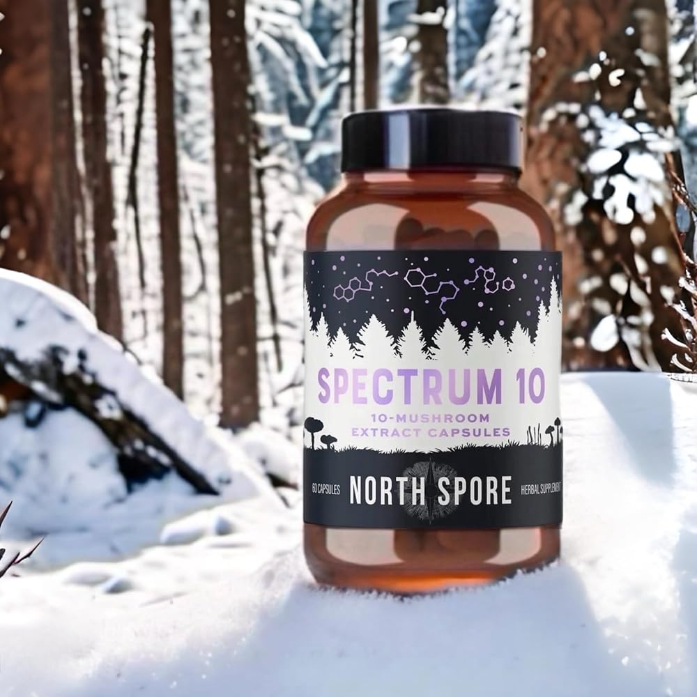 North Spore Spectrum 10 Mushroom Extract Supplement