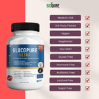BIOQUIRE Gluco Pure Ultra Dietary Supplement - 60 Capsules - image 6