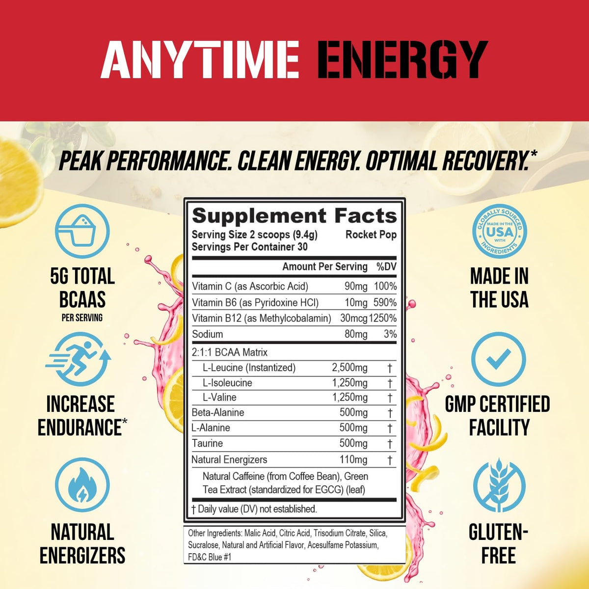Evlution EVL BCAAs Amino Acids Powder - Rehydrating BCAA Powder Post