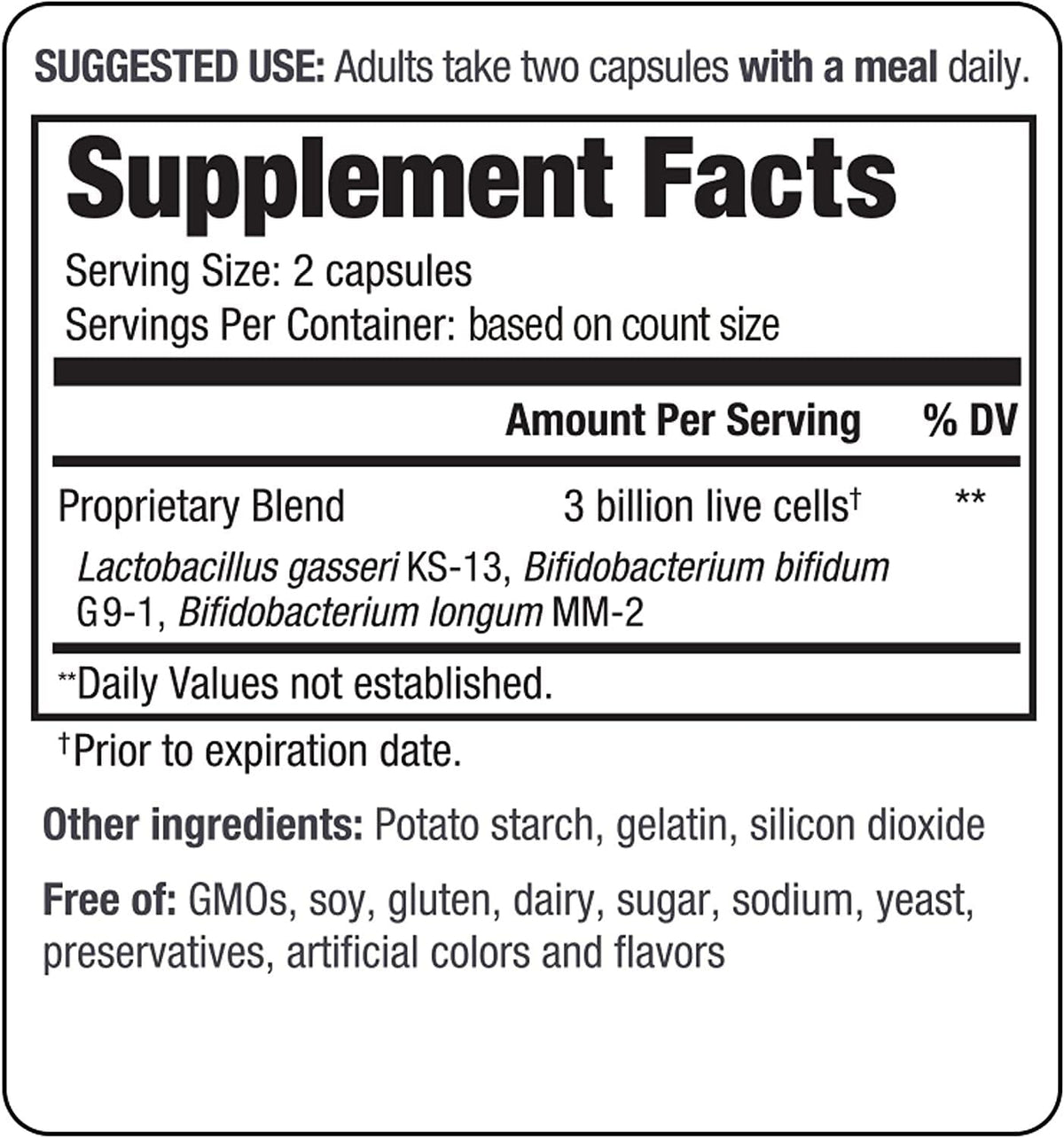 Kyolic Kyo-Dophilus Digestion and Immune Health Probiotic Supplement