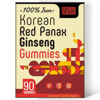 Sapotax Korean Red Panax Ginseng Supplement Gummies - Iron Supplements