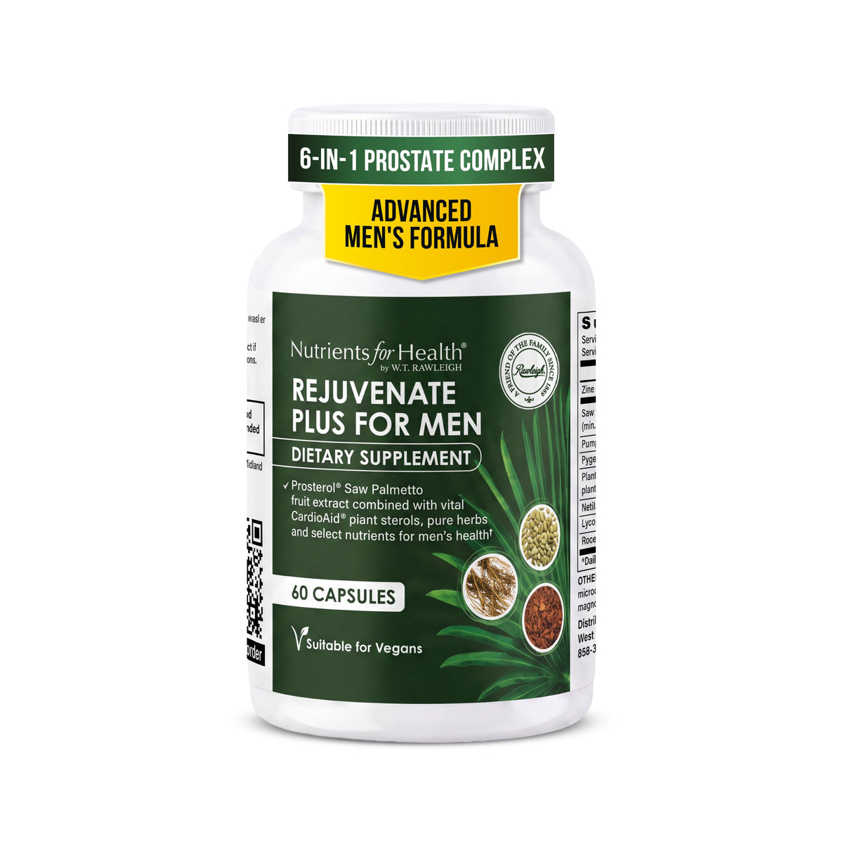 Rawleigh Rejuvenate Plus for Men Prostate Health - 60 Capsules