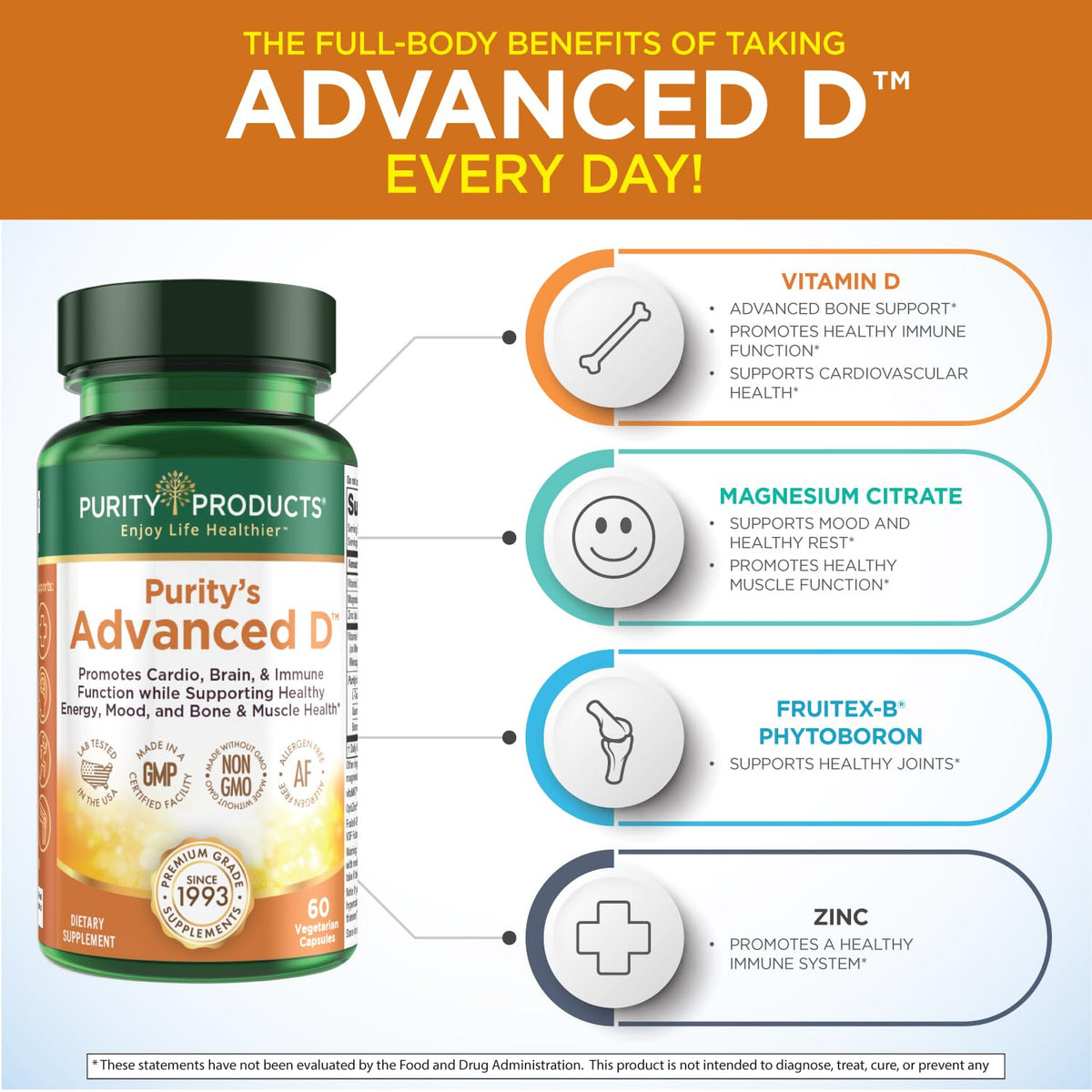 Purity Products Advanced Vitamin D + Omega-3 Fish Oil Bundle - 2-Bottle Kit - image 5