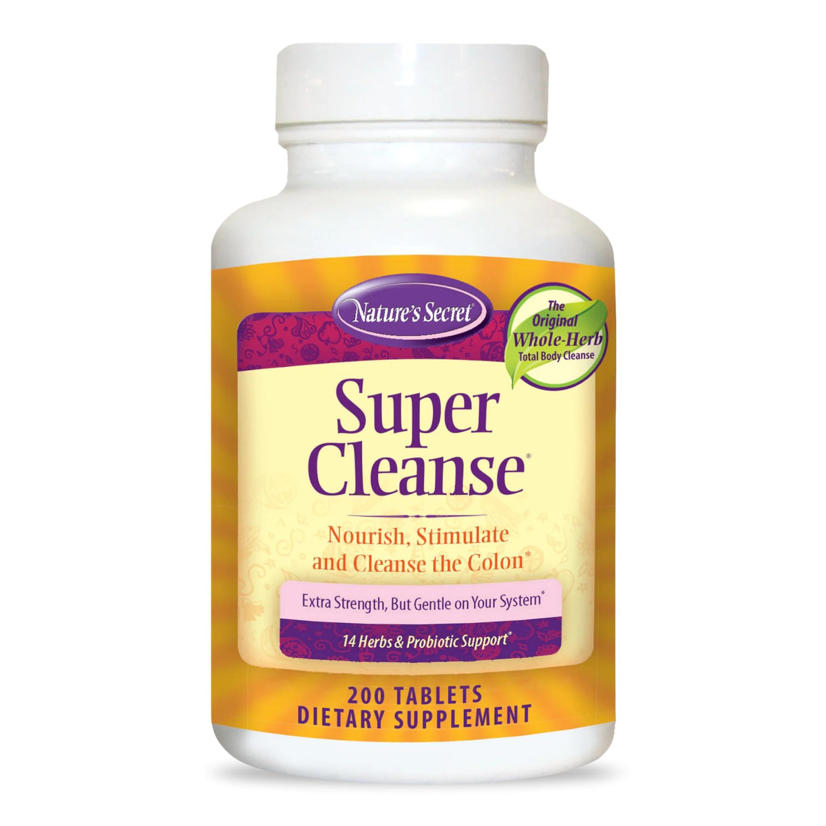 Nature's Secret Super Cleanse - 200 Tablets