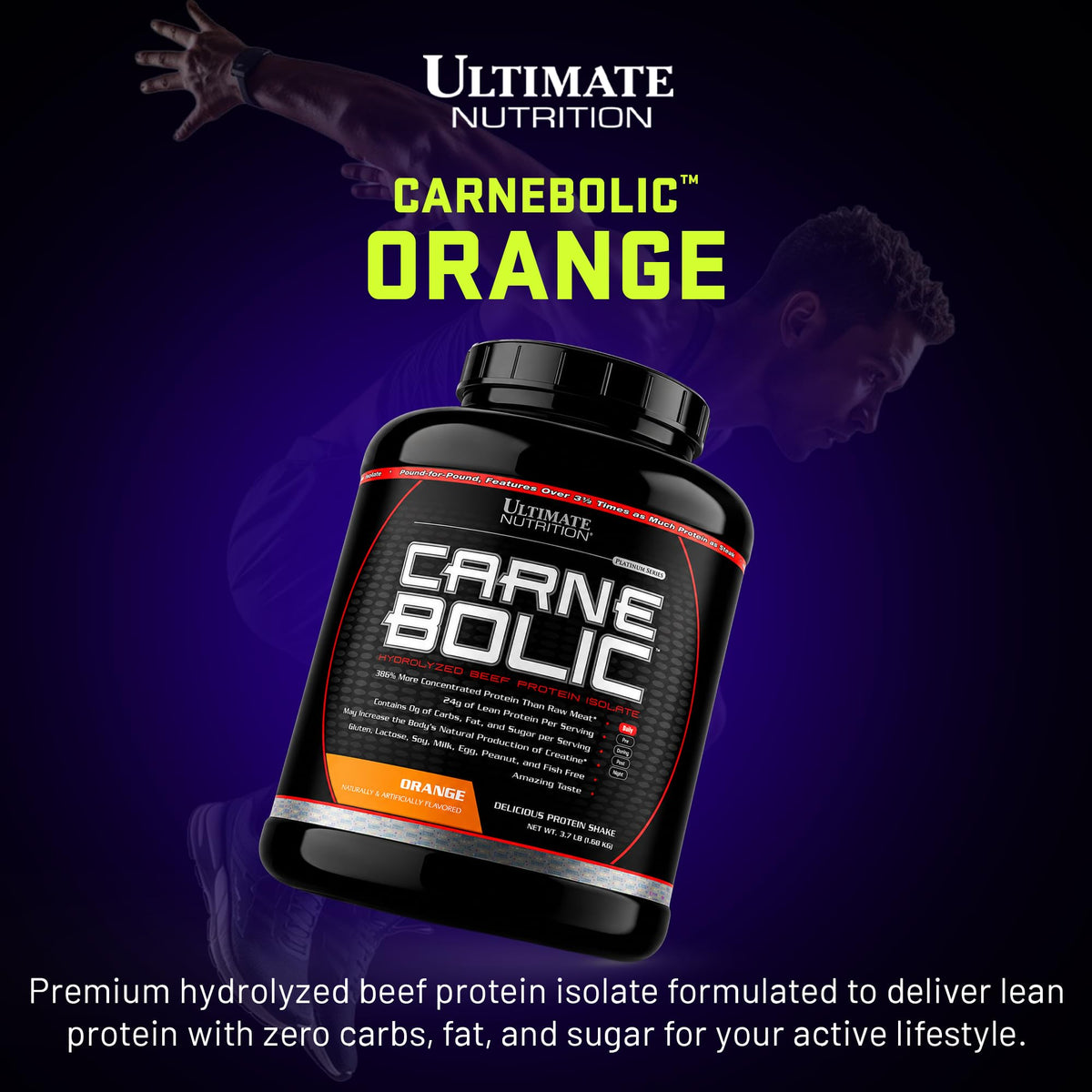 Ultimate Nutrition CarneBOLIC Hydrolyzed Beef Protein Isolate Powder