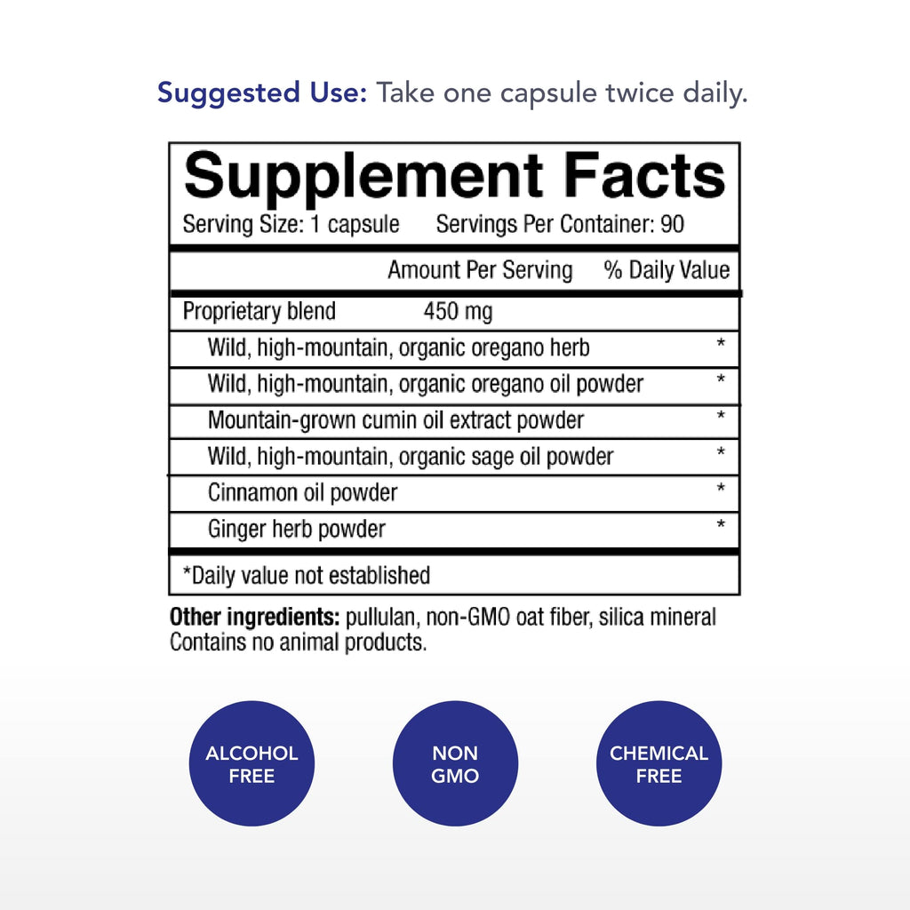 Physician's Strength Oregacillin - Multiple Spice Extract