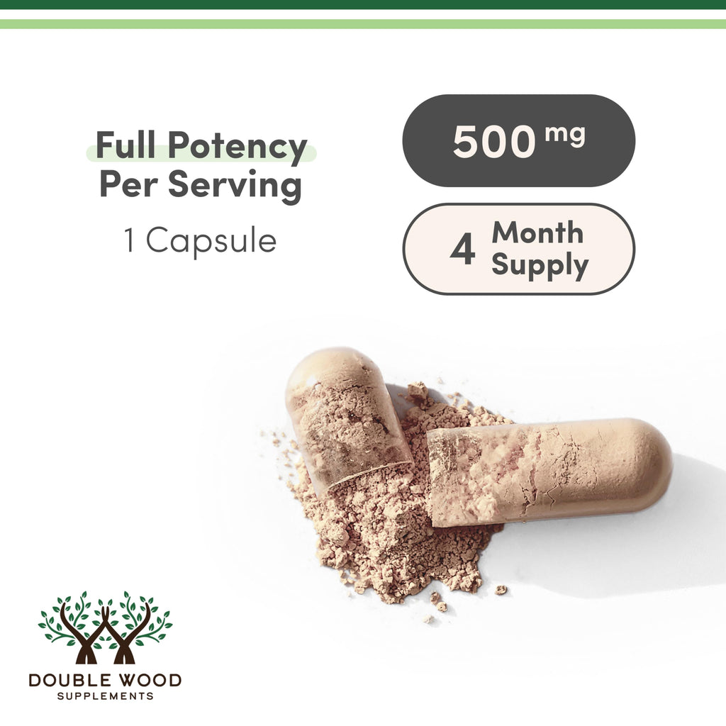 Double Wood Supplements Turkesterone 500mg Strength + Recovery - 120 Capsules - image 3