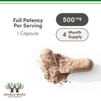 Double Wood Supplements Turkesterone 500mg Strength + Recovery - 120 Capsules - image 3