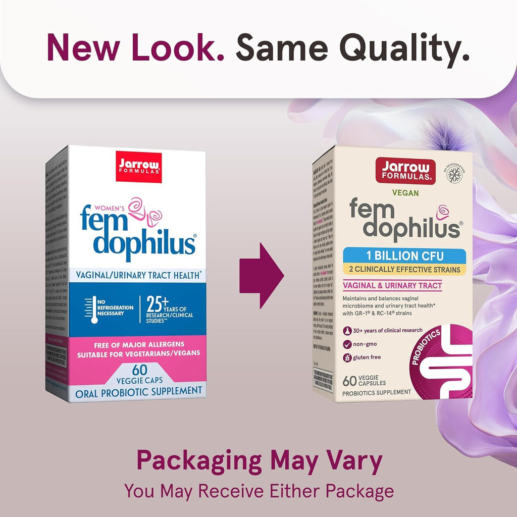 Jarrow Formulas Fem-Dophilus Probiotic - 1 Billion - 60 Capsules - image 2