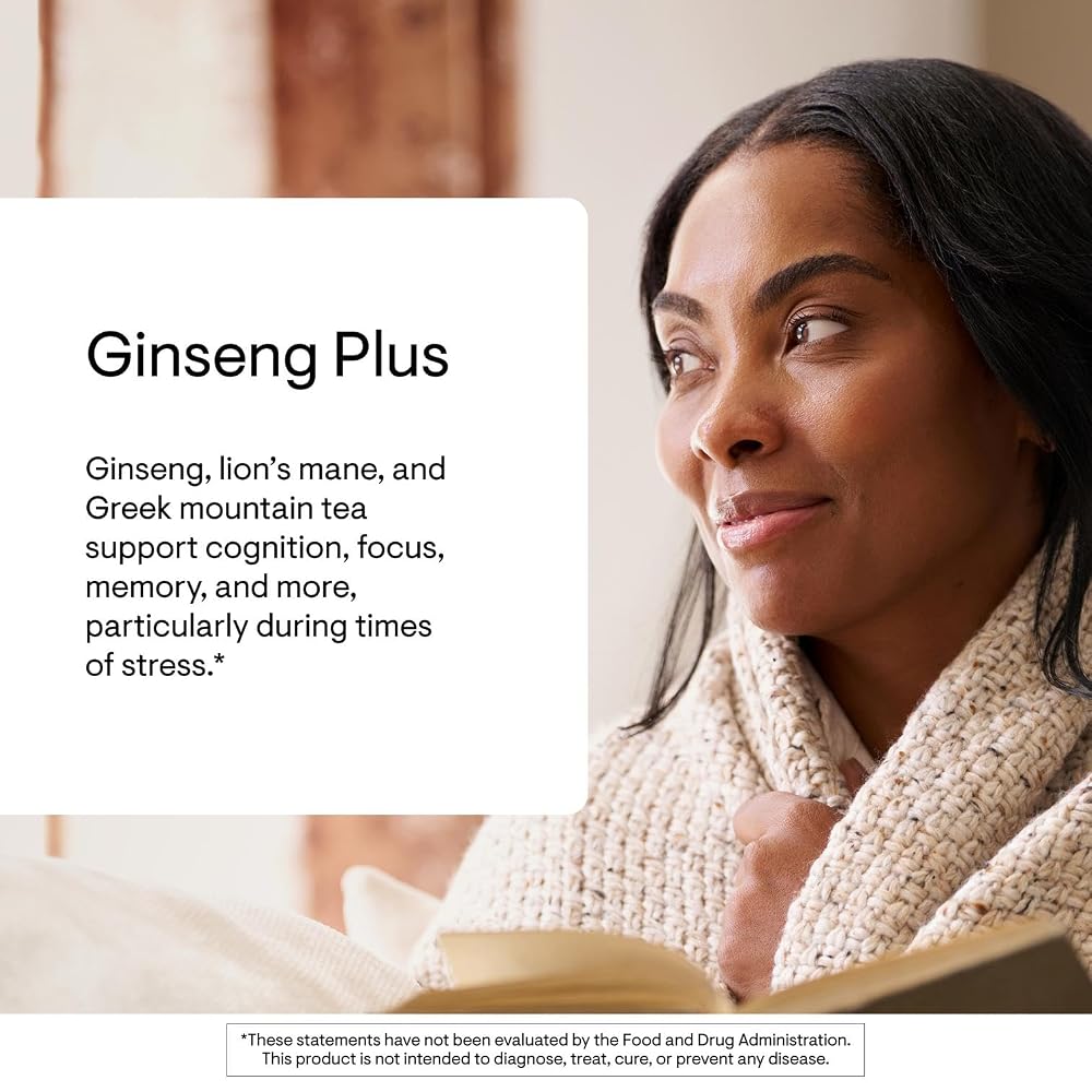 THORNE Ginseng Plus Korean Red Ginseng & Lion's Mane - 60 Capsules - image 3