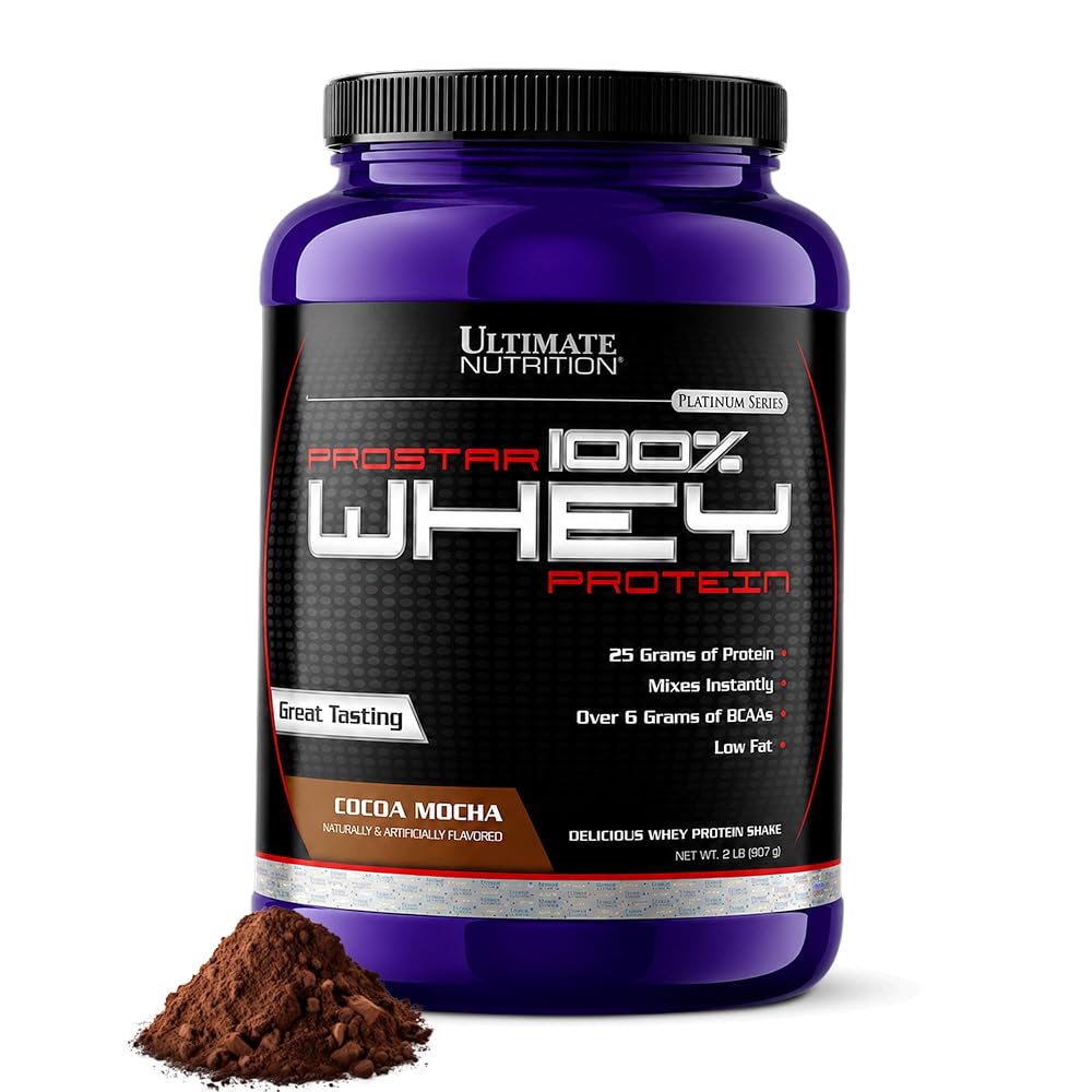 Ultimate Nutrition Prostar Whey Protein Isolate Powder for Muscle Gain