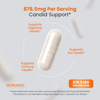 DORADO NUTRITION Candida Cleanse Detox - 60 Capsules - image 4