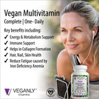 VEGANLY Vitamins Vegan Multivitamin One-Daily - 90 Tablets - image 3