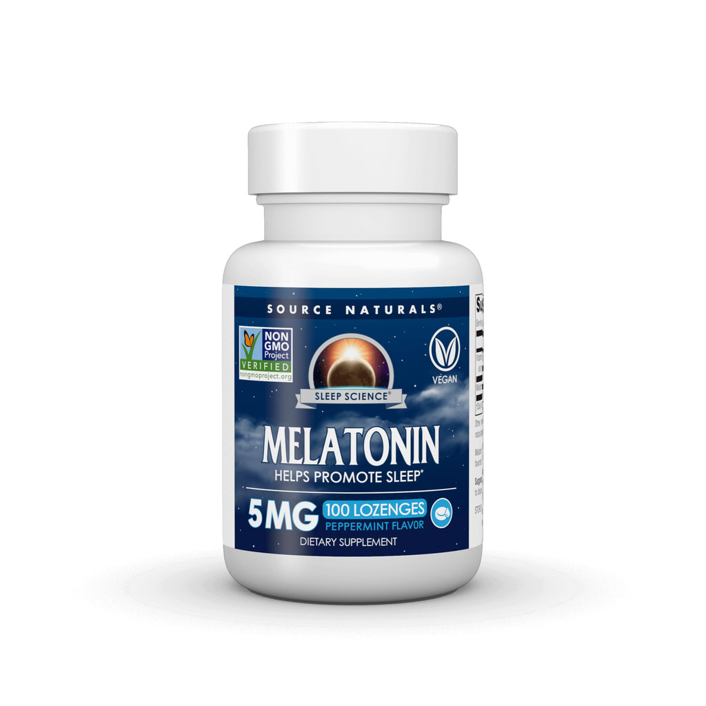 Source Naturals Sleep Science Melatonin 5 mg - 100 Lozenges