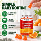 VAITE Saccharomyces Boulardii 500mg Probiotic Gummies - 60 Count - image 4
