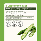 bixa BOTANICAL Bitter Melon Extract Karela 450 mg - 60 Capsules - image 3