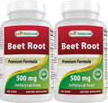 Best Naturals Beet Root Powder 500 mg - 180 Capsules