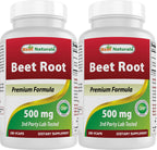 Best Naturals Beet Root Powder 500 mg - 180 Capsules