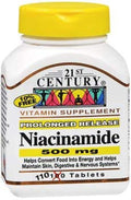 21st Century Niacinamide 500 mg Prolonged Release Tablets - 220 Count