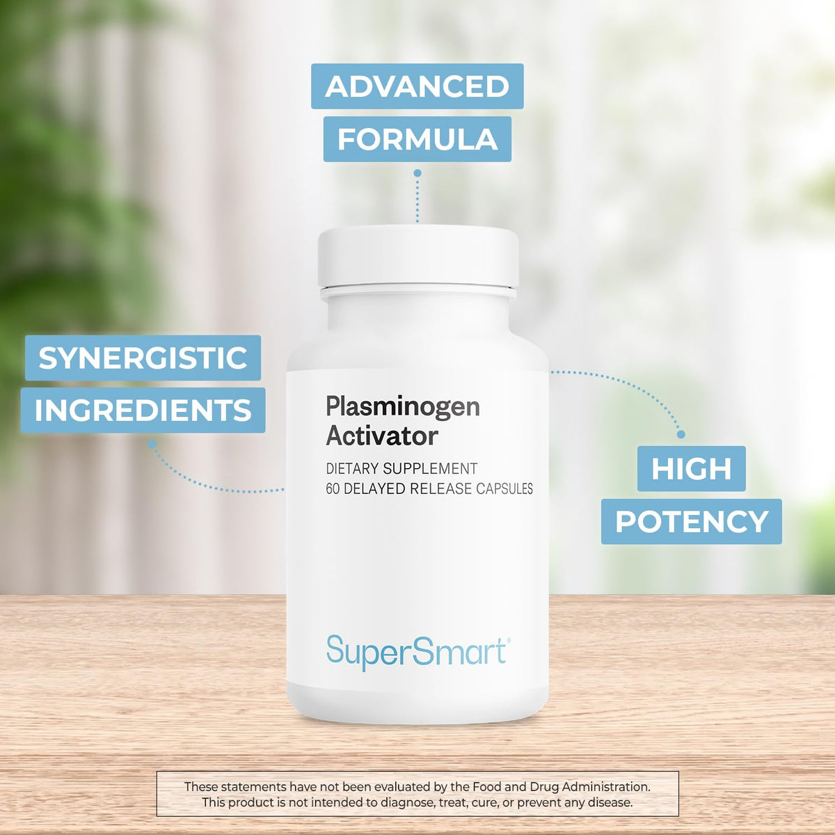 Supersmart Plasminogen Activator Advanced Formula - 60 Capsules - image 3