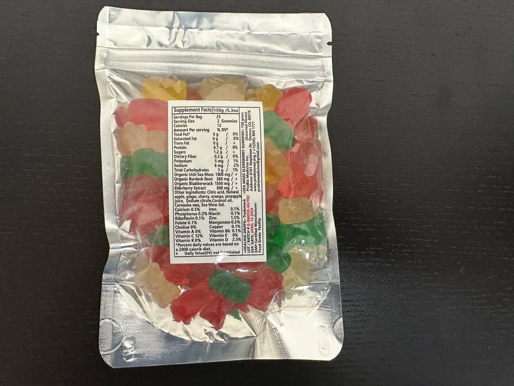 HEALING DROPS Irish Sea Moss Gummies