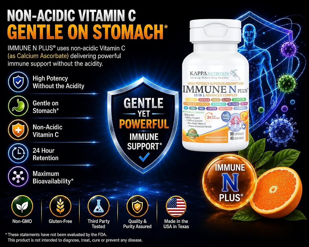 KAPPA NUTRITION Immune N Plus 15 in 1 Complex - 60 Capsules - image 4