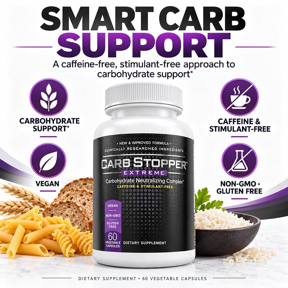 Carb Stopper Extreme White Kidney Bean Carb Blocker - 60 Capsules - image 2