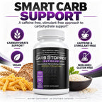 Carb Stopper Extreme White Kidney Bean Carb Blocker - 60 Capsules - image 2