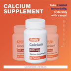 Rugby Calcium 600 mg Tablets - 60 Tablets - image 2