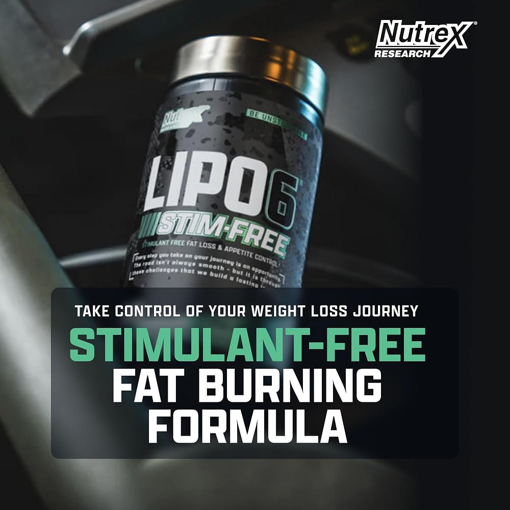 Nutrex Research LIPO SIX Stim-Free Metabolism Support - 60 Capsules - image 2