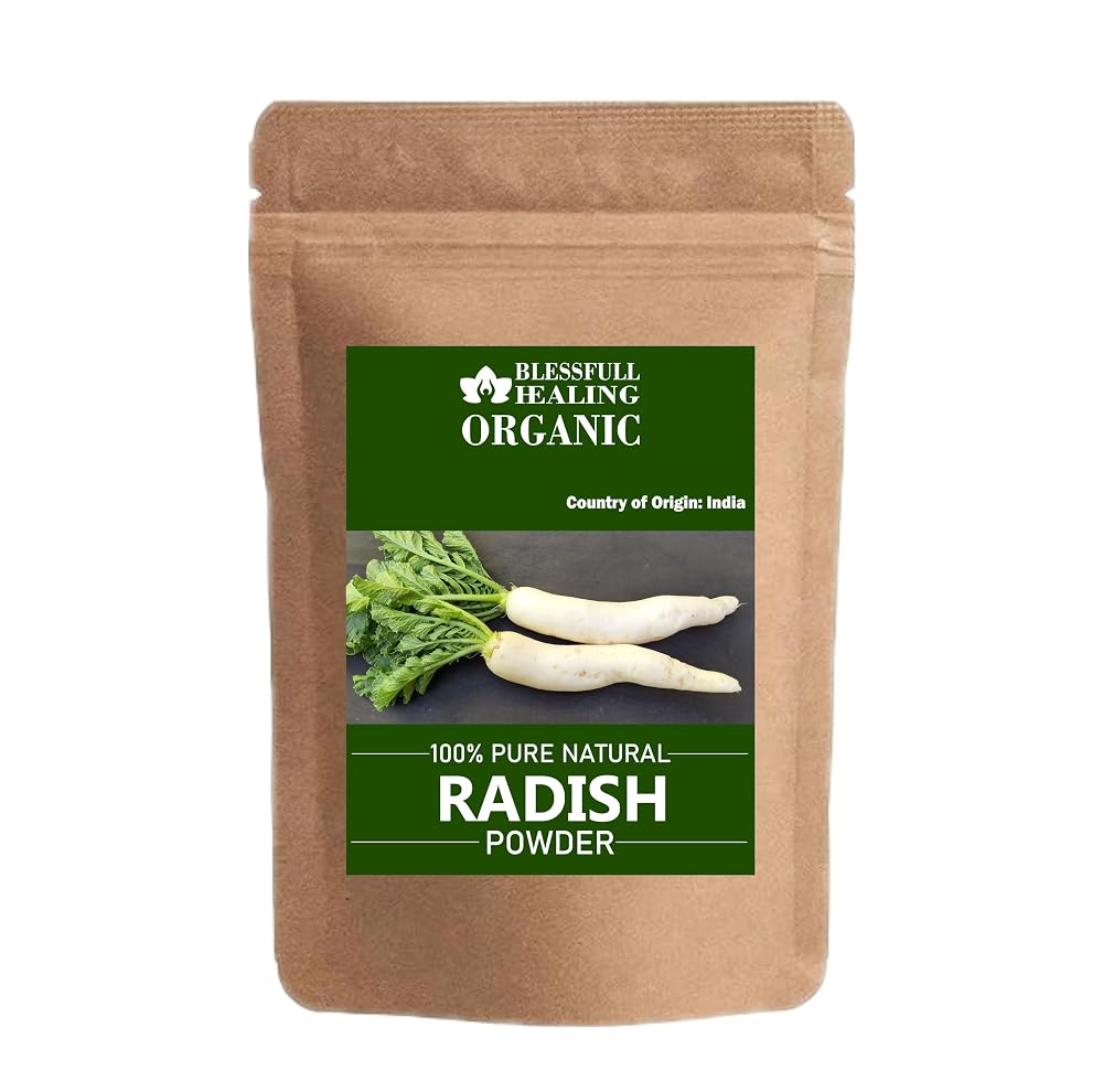 Blessfull Healing Organic Radish Powder 100% Pure Natural 200 Gram /