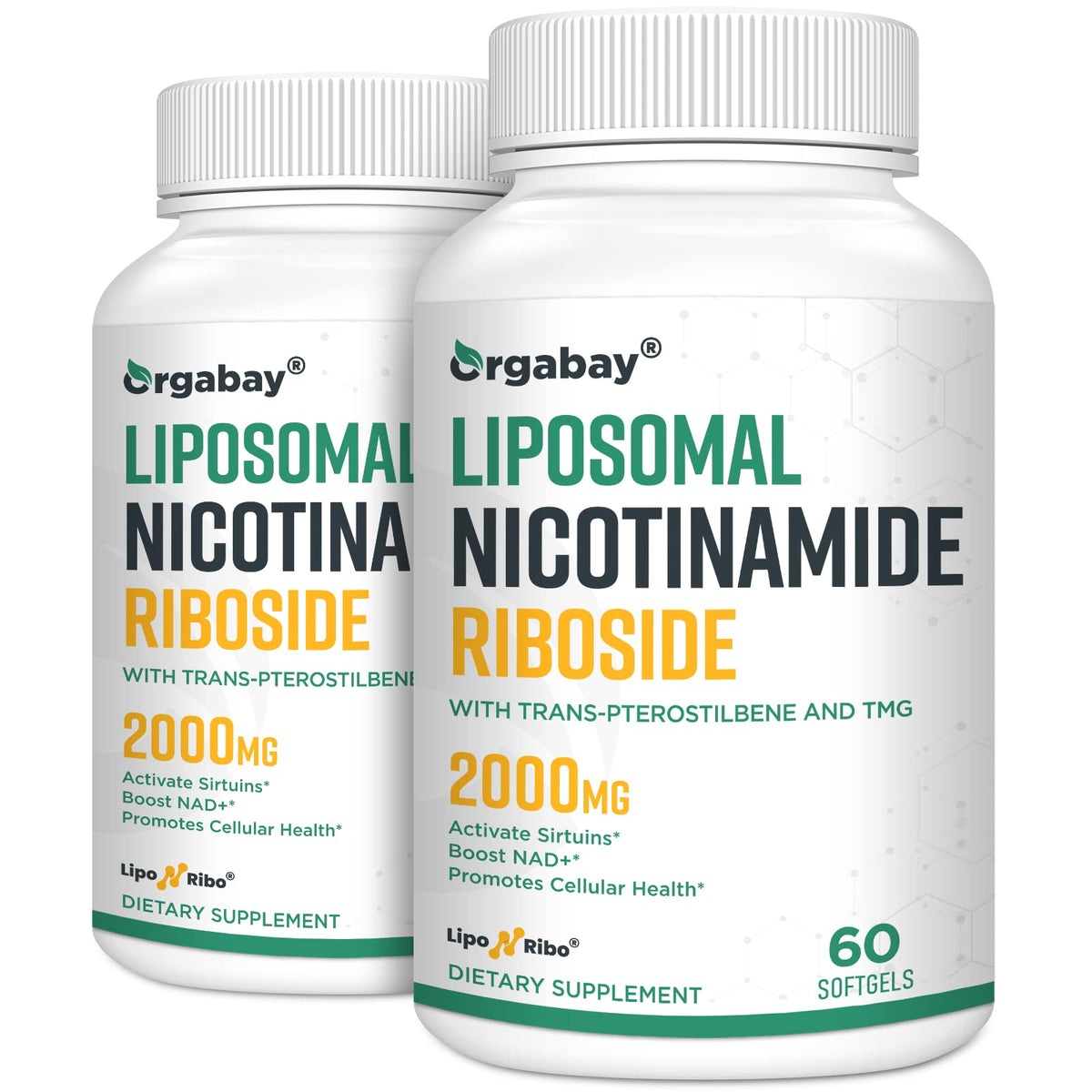 Orgabay Liposomal Nicotinamide Riboside 2000 MG with TMG