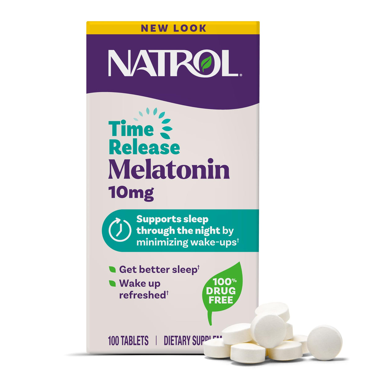 Natrol Melatonin 10 mg Time Release Sleep Aid - 100 Tablets