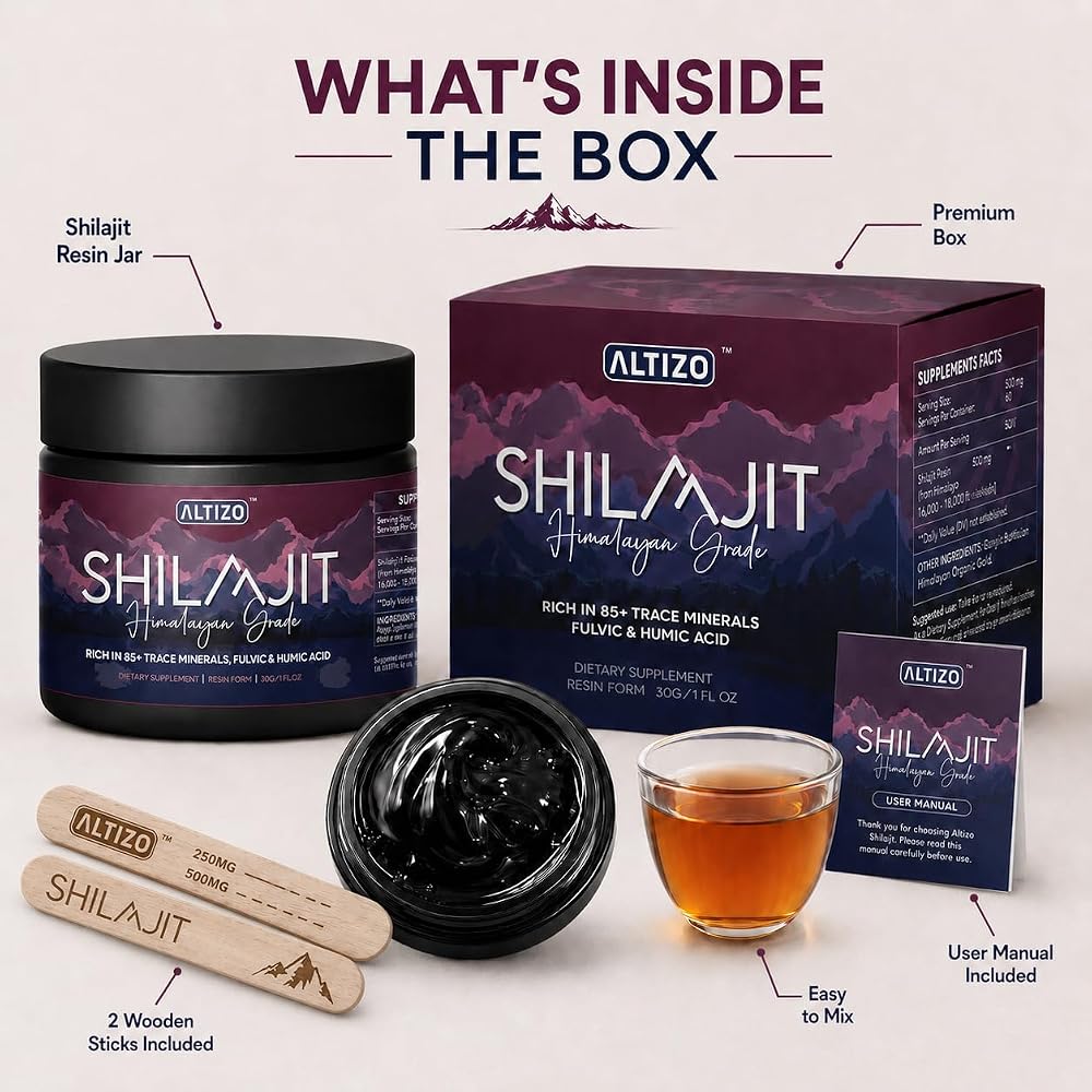 Altizo Himalayan Shilajit Resin Daily Wellness Support - 30g - image 9