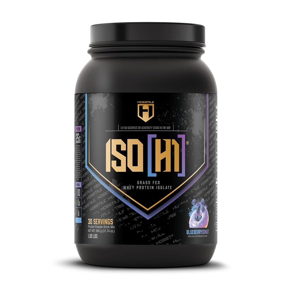 HOSSTILE ISO[H1] Grass Fed Whey Protein Isolate Powder with Digestive