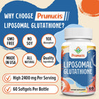 Prunucis Liposomal Glutathione, Pure Reduced L-Glutathione
