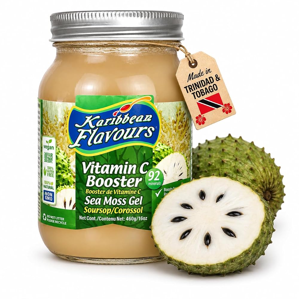 Karibbean Flavours Sea Moss Gel Soursop - 16 Fl Oz